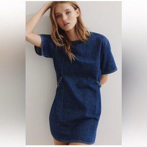 NWT H&M Buckle Detail Denim Dress